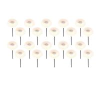 ANKROYU Abrasive Polishing Wheels 20pcs Wool Buffing Brushes 2.35mm Rotary Tool Attachments for Jewelry Metal Glass Ceramic Nail Art Polishing Grinding Accessories