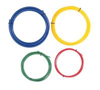 ANKROYU AC Copper Pipe Bender Set 4 Pcs PE Plastic Tube Bending Tool for Air Conditioning Units 1/4in 3/8in 1/2in 5/8in 13ft Long Durable and Reusable