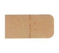 ANKROYU Acrylic Template DIY Transparent Chopping Ruler Stencil Cutting Tool with Protective Layer for Handicraft Crafting and DIY Enthusiasts Durable Acrylic Material Easy to Stor