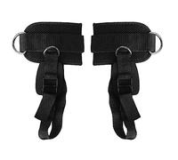ANKROYU Adjustable D Ring Ankle Straps for Cable Machines Workout Fitness Foot Support Ankle Protector with Buckle for Leg Extension Glute Exercises Strength Training Polyester 1 P