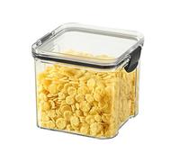 ANKROYU Airtight Food Storage Container Premium Plastic Moisture Resistant Transparent Kitchen Organizer for Fridge Pantry Storage 700ml Clear Food Sealing Canister