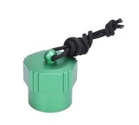 ANKROYU Aluminum Alloy Diving Dust Cap, DIN Threaded 1st Stage Regulator Tank Valve Protector, Diving Equipment Replacement Plug with Anti Leak Seal Rope Attachment
