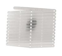 ANKROYU Aluminum Sewing Gauge, Aluminum Expanding Sewing Gauge, Adjustable Length Buttonhole Spacer for Button Hole Curtains Crafts