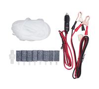 ANKROYU Aquarium Air Pump Accessories Kit High Pressure Oxygen Bubble Stone with Check Valve 12V DC Battery Clamp Cable Set for Fish Tank Hydroponics and Cutting Air Supply System (MPQ-904)