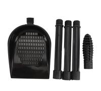 ANKROYU Aquarium Sand Scooper PVC Premium Fish Tank Terrarium Substrate Cleaner Reptile Litter Shovel with Detachable Extension Rods for Small Pets Beach Play Easy Grip Safe Durabl