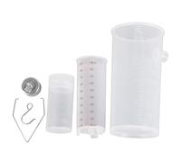 ANKROYU Archimedes Principle Demonstrator Buoyancy Experiment Kit Physics Lab Equipment for Middle High Students Science Classroom Teaching Aid with Transparent Cup Cylinder Bucket