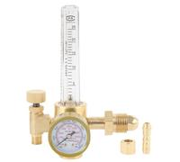 ANKROYU Argon Airflow Meter Regulator Heavy Duty High Precision 4000PSI TIG MIG Welding Gas Pressure Reducer with Clear Dial for Welding Electronics Industries Copper Material 5/8