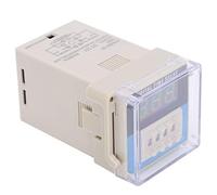 ANKROYU ATS48A20 LED Digital Display Time Relay Timer Module with Adjustable Delay 0.01s to 99.9h for Industrial Automation Machinery Control Systems Plastic Housing (DC12V)