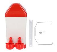 ANKROYU Automatic Chicken Waterer Plastic Poultry Drinker Continuous Clean Water Feeder System for Chickens Ducks Birds Farm Livestock Drinking