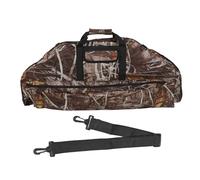 ANKROYU Bag Large Capacity Lightweight Canvas Bow Carry Case with Multiple Pockets Adjustable Shoulder Strap for Archery Practice 95cm (Camouflage)