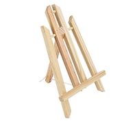 ANKROYU Beech Wood Easel Tablet Table Easel Foldable Triangular Painting Drawing Holder Art Display Stand for Artists Students Sketching Watercolor Oil Painting Wooden Easel 29cm 4 (30CM)