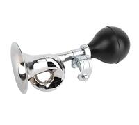 ANKROYU Bicycle Air Horn Super Loud Anti Rust Alloy Chrome Plated Trumpet Bike Bell with Elastic Rubber Gas Bag for Mountain Bike Road Bike Folding Bike