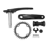 ANKROYU Bicycle Crankset Bike Crank Arm Set Chainring Set High Performance Lightweight Hollow Design Durable Aluminum Alloy Crankset for Mountain Road Biking 34T 170mm