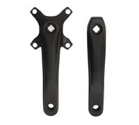ANKROYU Bicycle Crankset Professional Aluminum Alloy 104BCD Square Hole Positive Negative Teeth Single Disc Mountain Bike Crank Set for Mountain Bike Road Bike Durable Lightweight