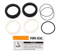 ANKROYU Bicycle Front Fork Oil Seal Kit Stainless Steel Rubber Dust Wiper Rings for ROCKSHOX FOX 38mm Inner Tube Suspension Maintenance Durable Shock Absorber Protection Accessorie