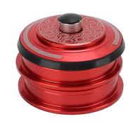 ANKROYU Bicycle Headset, Double Sealed Bearings Mountain Bike Headset, Forged Alloy Steering with Reinforced Star Nut, Vibration Damping for Road Bikes (Red)