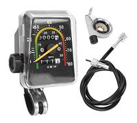 ANKROYU Bicycle Speedometer Bike Odometer Mechanical Waterproof Bike Computer No Battery Required for Mountain Road Bikes 26in 27.5in 28in 29in Black Durable Design