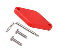 ANKROYU Bike Hidden Positioning Anti Loss Tracker Durable Holder Theft Protection Cover Easy Install ABS Material for Outdoor Cycling Enthusiasts (Red)