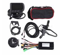 ANKROYU Bike Lithium Conversion Kit 26A 3 Mode Controller with EN06 Panel Brake Grip Thumb Throttle PAS Line for DIY Electric Bike Conversion Suitable for 500W 750W Motors