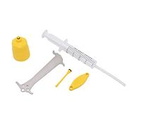 ANKROYU Bike Oil Change Injector Tool Set Lightweight Portable Oiling Filling Machine for Mountain Bikes Road Bikes General Model Plastic 95g 3.4oz Includes Hose Funnel Wrench Manu