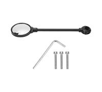 ANKROYU Bike Rearview Mirror Wide Angle 360 Adjustable Shockproof Bicycle Handlebar Mirror for Road Mountain Electric Bikes Motorcycles 8cm Organic Glass Durable Safety Mirror