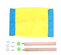 ANKROYU Bird Bed Chinchilla Honey Glider Flying Parrot Portable Soft Warm Hanging Hammock Nest Comfortable Safe Plush Material Ideal for Small Animals Size 27x18cm (Yellow)