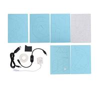 ANKROYU Boardattack Papercraft Kit USB Powered DIY Craft Set with LED Lights Educational Creative Activity for Teens Adults 6 Paper Cards Art Project Home Decor Supplies