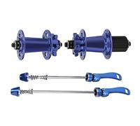 ANKROYU Bolany Premium Mountain Bike Hub Bearing High Speed Durable Aluminum Alloy 7075 Bicycle Hub Axle with 4 Sealed Bearings for XD HG 8 11 Speed Freewheel Quick Release 130mm 1 (Blue)