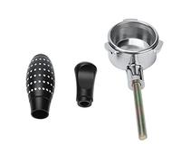 ANKROYU Bottomless Portafilter Stainless Steel Coffee Handle 54mm Fine Filter Bowl Professional Grade Extraction Tool for Espresso Machines Baristas Home Brewing Durable Proof Desi