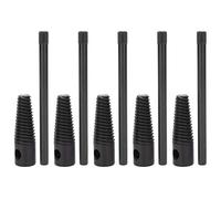 ANKROYU Broken Water Pipe Extractor 5 Pack Heavy Duty High Carbon Steel Left Hand Thread Remover Tool for Pipes and Stuck Screws 12mm Size with Extraction Sticks