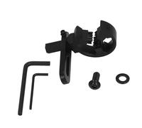 ANKROYU Brush Arrow Rest Universal Left Right Hand Compound Recurve Bow Archery Accessory Shock Absorbing Noise Reducing Adjustable Durable ABS Aluminum Iron Material Black