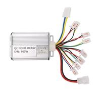 ANKROYU Brushed Motor Controller, Aluminum Alloy Housing with Cooling Grooves, Aluminum Alloy Electric Cycles Controller, Electric Scooter Bicycle Tricycle Replacement Part