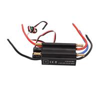 ANKROYU Brushless ESC 50A Bidirectional Electronic Speed Controller with Aluminum Alloy Water Cooling System for RC Boat and Airship Models Black Color