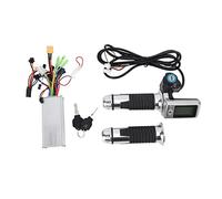 ANKROYU Brushless Motor Controller Kit, Twist Throttle with LCD Display, Electric Bicycle Conversion Components, Watertight Design for Bicycle Scooter