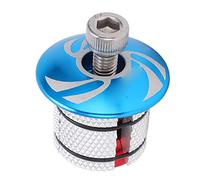ANKROYU CANSUCC Bicycle Front Fork Standpipe Expansion Core High Strength Aluminum Alloy Hanging Core for Carbon Fiber Aluminum Iron Head Tubes 1 1/8 28.6mm Head Tube with M6 Screw (Blue)