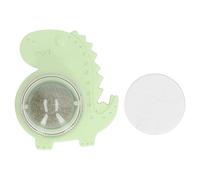 ANKROYU Catnip Ball 360 Degree Rotatable Adhesive Wall Cat Licking Toy for Indoor Cats Organic Catnip Safe Material Fun Stress Relief (Green)