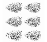 ANKROYU Cheerleading Pom Poms 6 Pack Vibrant Colors Durable Cheer Dance Accessories for Sports Events Team Performances Golden Silver Blue Green Rose Red Purple (Silver)