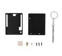 ANKROYU Circuit Board Protective Case Aluminum Alloy Enclosure for R3 Development Board Electronic Components Project Box Durable CNC Machined Heat Dissipation (Black)