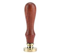 ANKROYU Classic Wooden Brass Sealing Wax Stamp Stick Elegant Vintage Wax Seal Stamp for Wedding Invitations Letters Envelopes Gifts Craft DIY Projects Wood Handle 9cm 5 Styles (Miscellaneous F: 203)