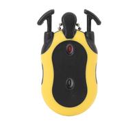 ANKROYU Club Score Counter Golf Stroke Keeper Yellow Portable Gourd Shape Scoring Device for Tournament Players Plastic Material Keychain Accessory Competition Use
