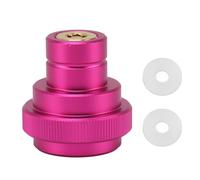 ANKROYU CO2 Quick Connect Adapter High Quality Aluminum Brass TR21 4 Thread Quick Release Valve for Machine Refill Kit Compatible with DUO Terra Art Soda Makers (Purple)