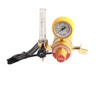 ANKROYU CO2 Regulator High Power Heating Temperature Control Pressure Reducer 36V Brass Alloy Gas Cylinder Heating Decompression Meter for Carbon Dioxide Shielded Welding
