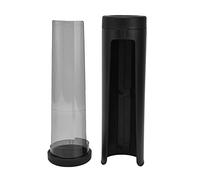 ANKROYU Coffee Filter Holder for Storage with Lid Visual Window PP Material Black 5.7oz for Home Office Restaurant Use