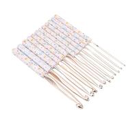 ANKROYU Crochet Hooks Set 12 Sizes Ergonomic Handle Aluminum Needles for Knitting Crocheting Beginners Crafters Mothers Day Gift DIY Yarn Art