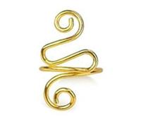 ANKROYU Crochet Tension Ring Adjustable Alloy Yarn Control Ring for Knitting Crocheting DIY Handmade Craft Gift for Wool Lovers Crochet Enthusiasts Mothers Day Valentine Gift (Gold)