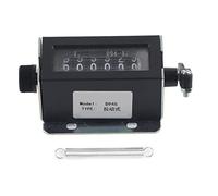 ANKROYU D94-S 6-Digit Mechanical Counter, Resettable Mechanical Pull Counter, 0-999999 PCS Counting Range, for Cumulative Recording of Sports Equipment or Machines