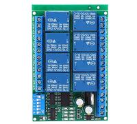 ANKROYU DC 12V 8 Channel RS485 Relay Module Programmable Control Board with 6 Commands for Home Automation Industrial Use and DIY Electronics Size 90x63x18mm