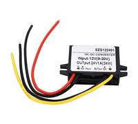 ANKROYU DC Boost Converter Module High Power 24W IP67 Voltage Regulator 9V to 20V Input 24V 1A Output for Automotive LED Lighting Industrial Equipment