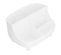 ANKROYU Desktop Storage Box, Student Dormitory Storage Box Multifunction Lightweight Convenient Storage Anti Slip Wear Resistance Plastic Storage Box(B)