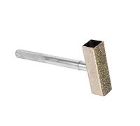 ANKROYU Diamond Grinding Wheel Dresser Professional T Shaped Electroplated Diamond Coated Heavy Duty Tool for Restoring Reshaping Bench Grinder Wheels 8.5cm Metal Handle